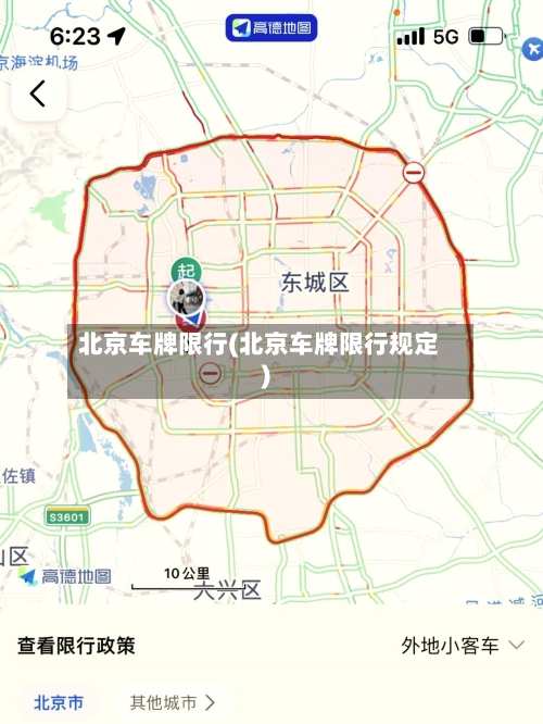 北京车牌限行(北京车牌限行规定)