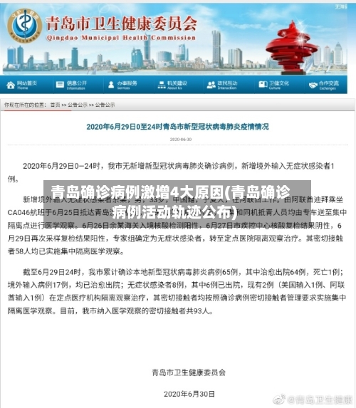 青岛确诊病例激增4大原因(青岛确诊病例活动轨迹公布)-第3张图片