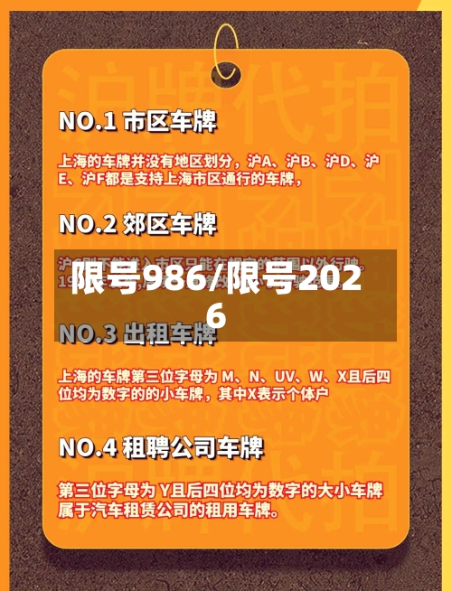 限号986/限号2026-第2张图片