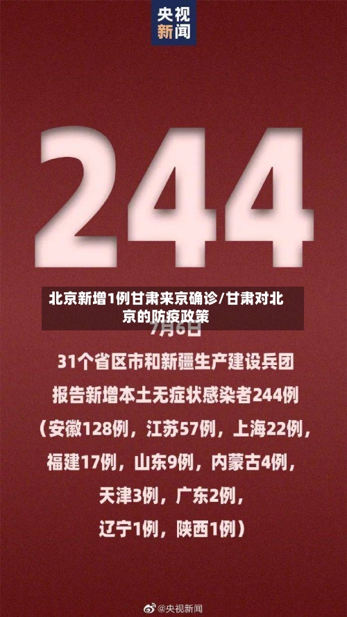 北京新增1例甘肃来京确诊/甘肃对北京的防疫政策-第3张图片