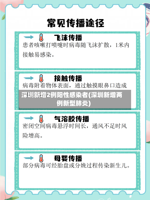 深圳新增2例阳性感染者(深圳新增两例新型肺炎)-第3张图片