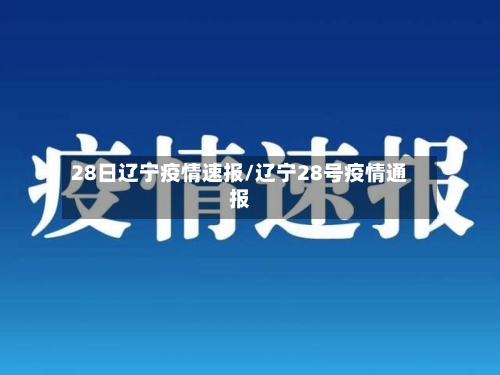 28日辽宁疫情速报/辽宁28号疫情通报-第2张图片