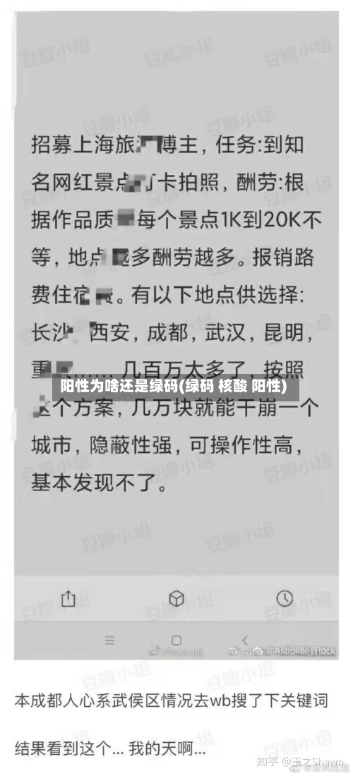 阳性为啥还是绿码(绿码 核酸 阳性)-第3张图片