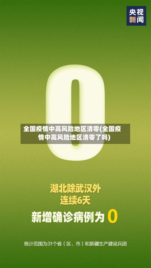 全国疫情中高风险地区清零(全国疫情中高风险地区清零了吗)-第2张图片
