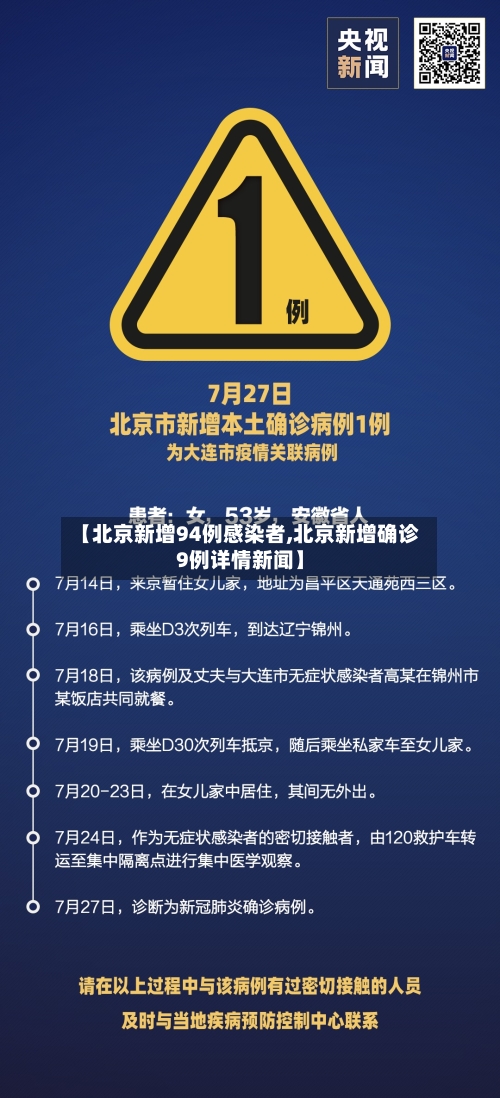 【北京新增94例感染者,北京新增确诊9例详情新闻】