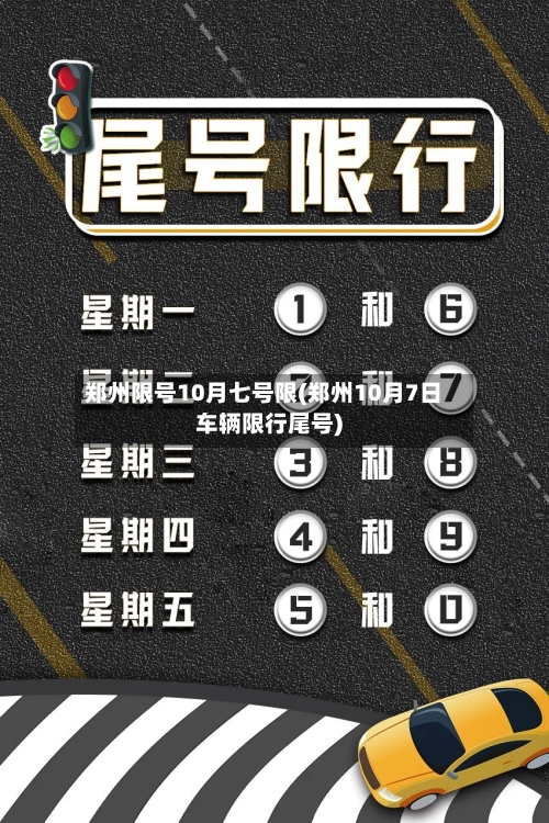 郑州限号10月七号限(郑州10月7日车辆限行尾号)-第2张图片