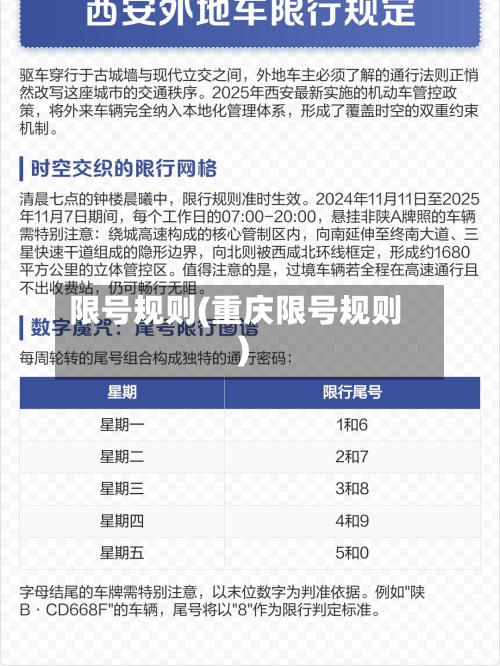 限号规则(重庆限号规则)-第3张图片