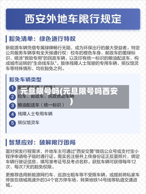 元旦限号吗(元旦限号吗西安)