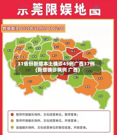 31省份新增本土确诊45例广西37例(新增确诊病例 广西)