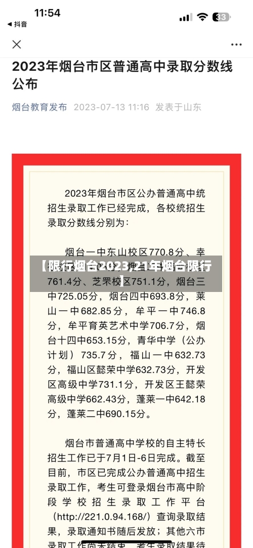 【限行烟台2023,21年烟台限行】