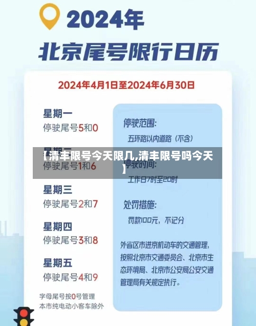【清丰限号今天限几,清丰限号吗今天】