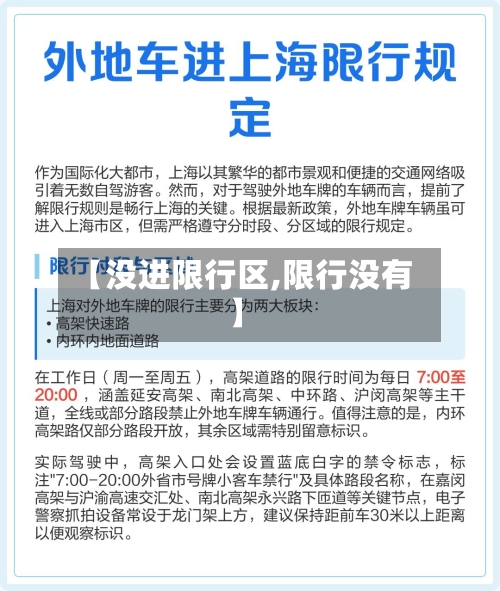 【没进限行区,限行没有】