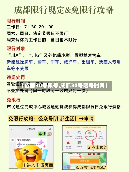 【成都30号限号,成都30号限号时间】-第3张图片