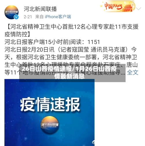 26日山西疫情速报/1月26日山西疫情最新消息