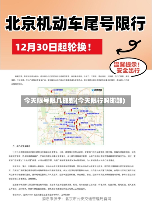 今天限号限几邯郸(今天限行吗邯郸)