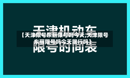 【天津限号东丽限号吗今天,天津限号东丽限号吗今天限行吗】