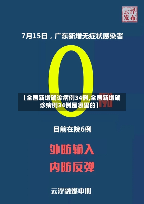 【全国新增确诊病例34例,全国新增确诊病例34例是哪里的】