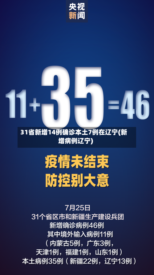 31省新增14例确诊本土7例在辽宁(新增病例辽宁)-第2张图片