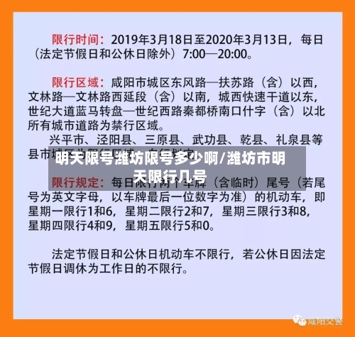 明天限号潍坊限号多少啊/潍坊市明天限行几号