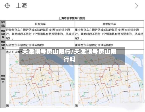 天津限号唐山限行/天津限号唐山限行吗-第2张图片