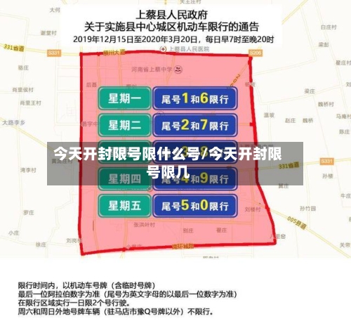 今天开封限号限什么号/今天开封限号限几-第2张图片