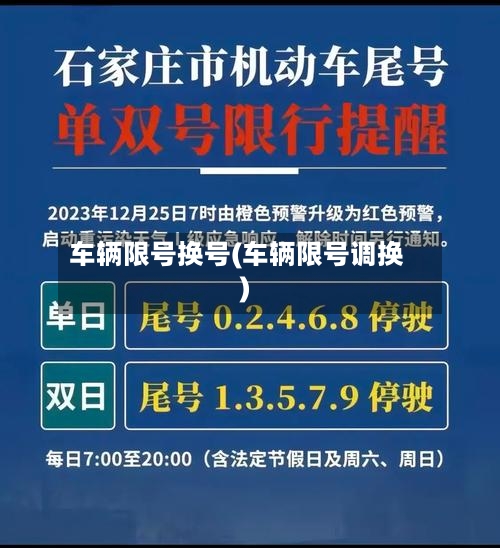 车辆限号换号(车辆限号调换)