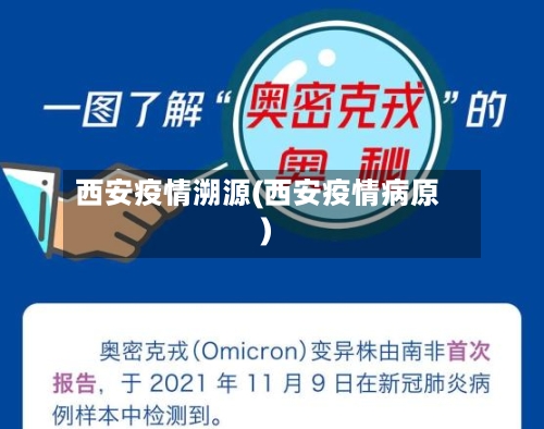 西安疫情溯源(西安疫情病原)