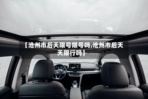 【沧州市后天限号限号吗,沧州市后天天限行吗】-第2张图片
