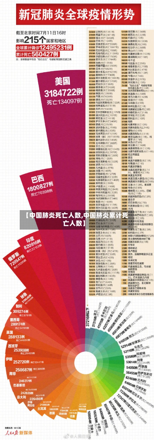 【中国肺炎死亡人数,中国肺炎累计死亡人数】