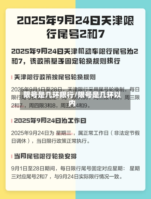 限号是几环限行/限号是几环以内-第2张图片