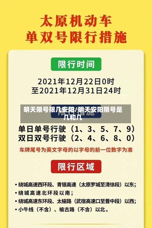 明天限号限几安阳/明天安阳限号是几和几