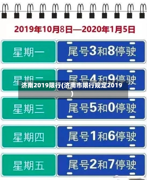 济南2019限行(济南市限行规定2019)-第2张图片