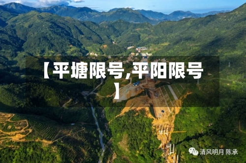 【平塘限号,平阳限号】-第3张图片