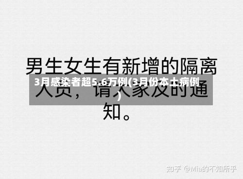 3月感染者超5.6万例(3月份本土病例)