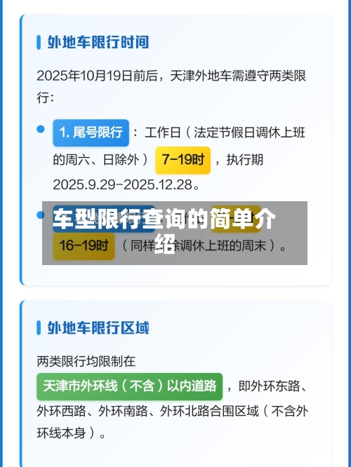 车型限行查询的简单介绍-第3张图片