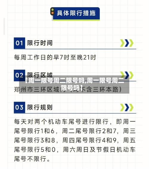 【周一限号周二限号吗,周一限号周二限号吗】-第2张图片
