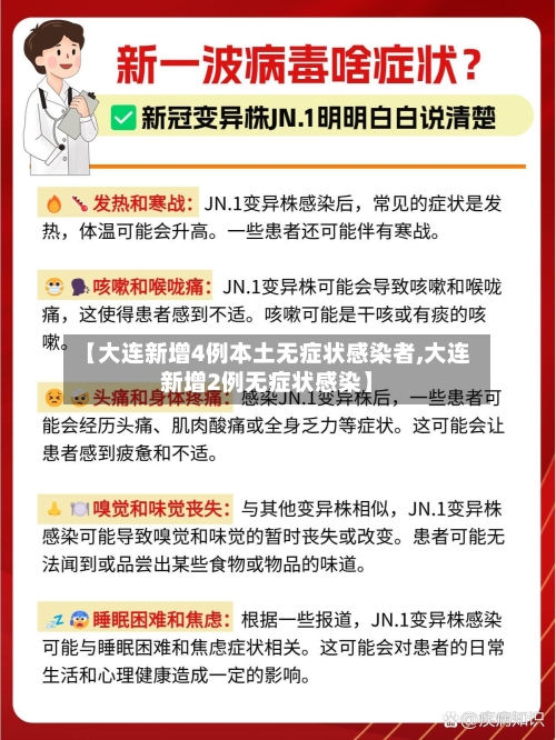 【大连新增4例本土无症状感染者,大连新增2例无症状感染】
