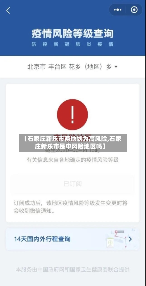 【石家庄新乐市两地划为高风险,石家庄新乐市是中风险地区吗】-第3张图片