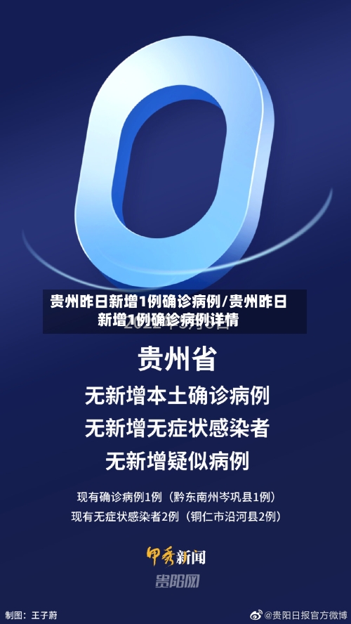 贵州昨日新增1例确诊病例/贵州昨日新增1例确诊病例详情