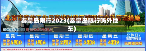 秦皇岛限行2023(秦皇岛限行吗外地车)