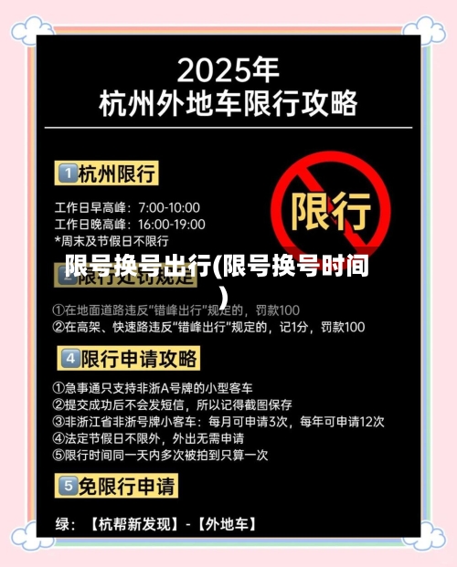 限号换号出行(限号换号时间)-第3张图片