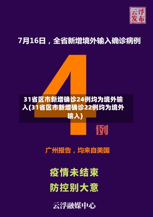 31省区市新增确诊24例均为境外输入(31省区市新增确诊22例均为境外输入)-第3张图片