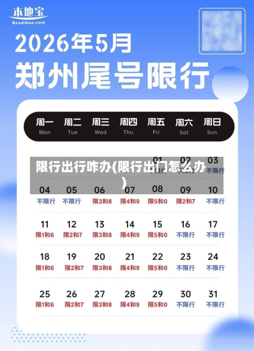 限行出行咋办(限行出门怎么办)