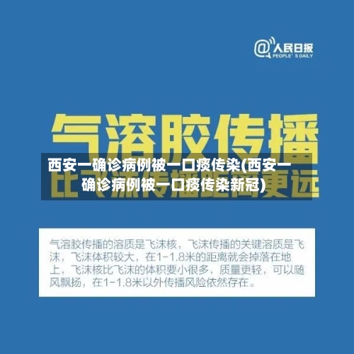 西安一确诊病例被一口痰传染(西安一确诊病例被一口痰传染新冠)