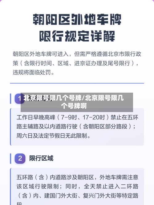 北京限号限几个号牌/北京限号限几个号牌啊
