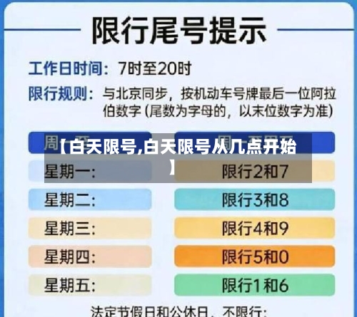 【白天限号,白天限号从几点开始】-第2张图片