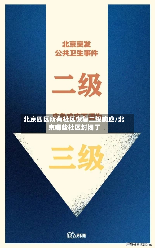 北京四区所有社区恢复二级响应/北京哪些社区封闭了