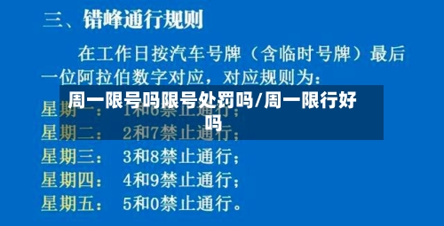 周一限号吗限号处罚吗/周一限行好吗