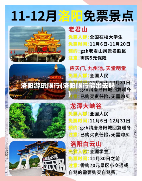 洛阳游玩限行(洛阳限行能出去吗)-第2张图片