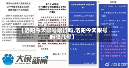 【洛阳今天限号限行吗,洛阳今天限号吗限几号】-第3张图片